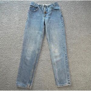 Vintage 90s Georges Marciano GUESS Jeans 28 Made in USA High Rise Light Wash Mom